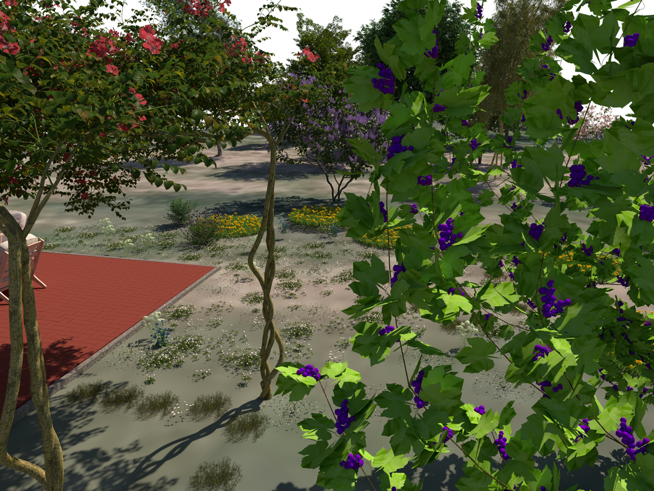 Forest garden multi-layer planting concept